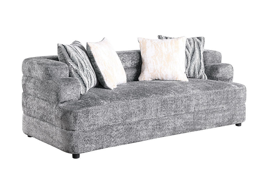 S1400 Stepso (Charcoal) Sofa & Loveseat