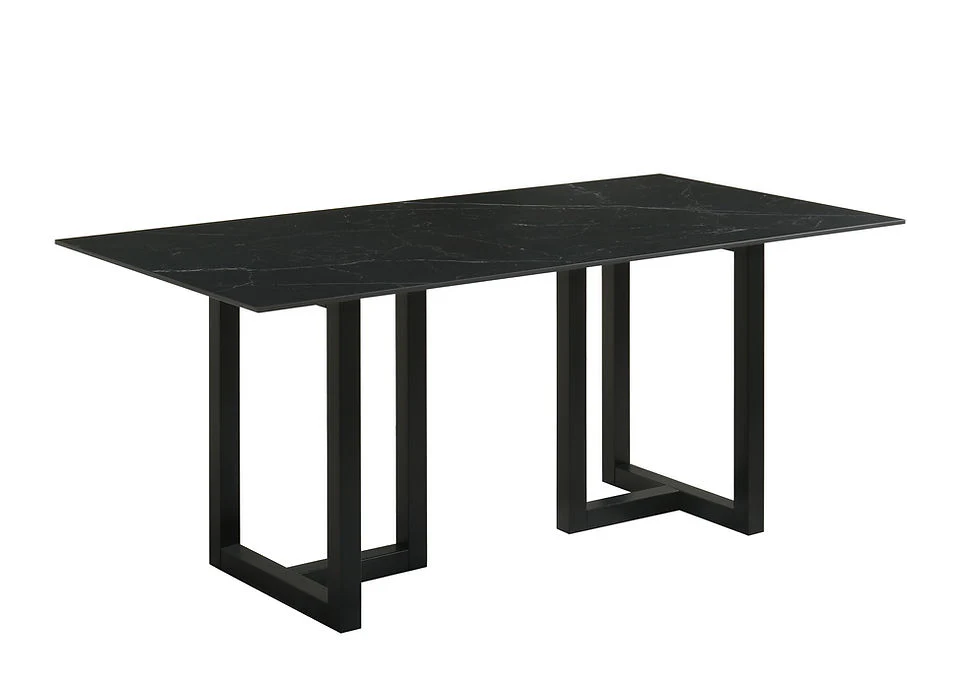 D1476 Farrin (Black) 7pcs Dining Set