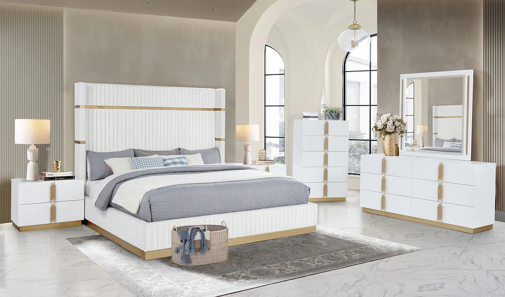 B7551 Evon (White) Bedroom Set