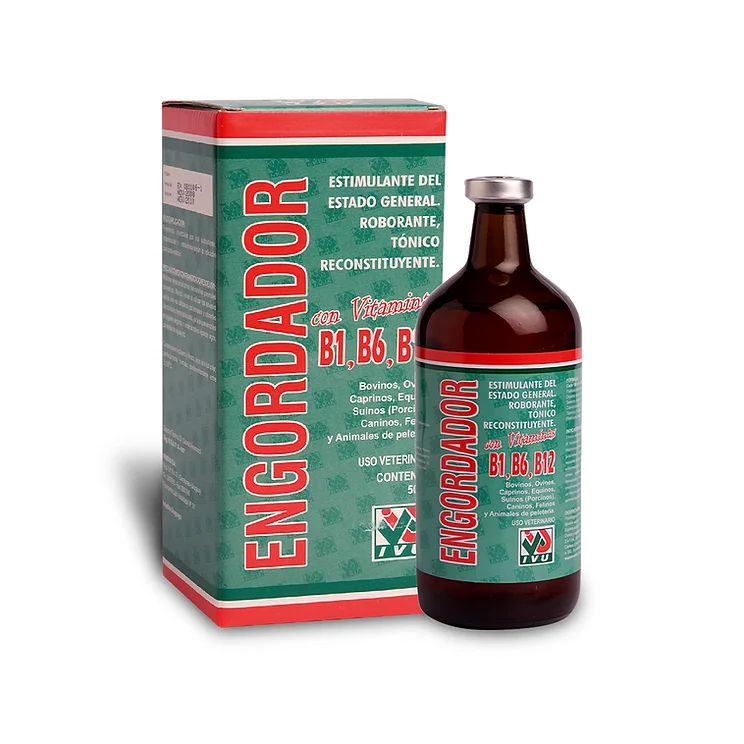 Engordador con Vitaminas B1, B6, B12 y Selenio