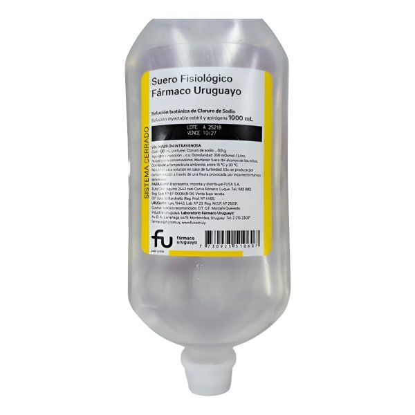 Suero fisiológico Fármaco Uruguayo