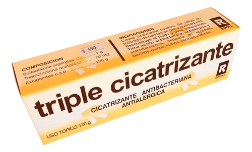 Triple cicatrizante
