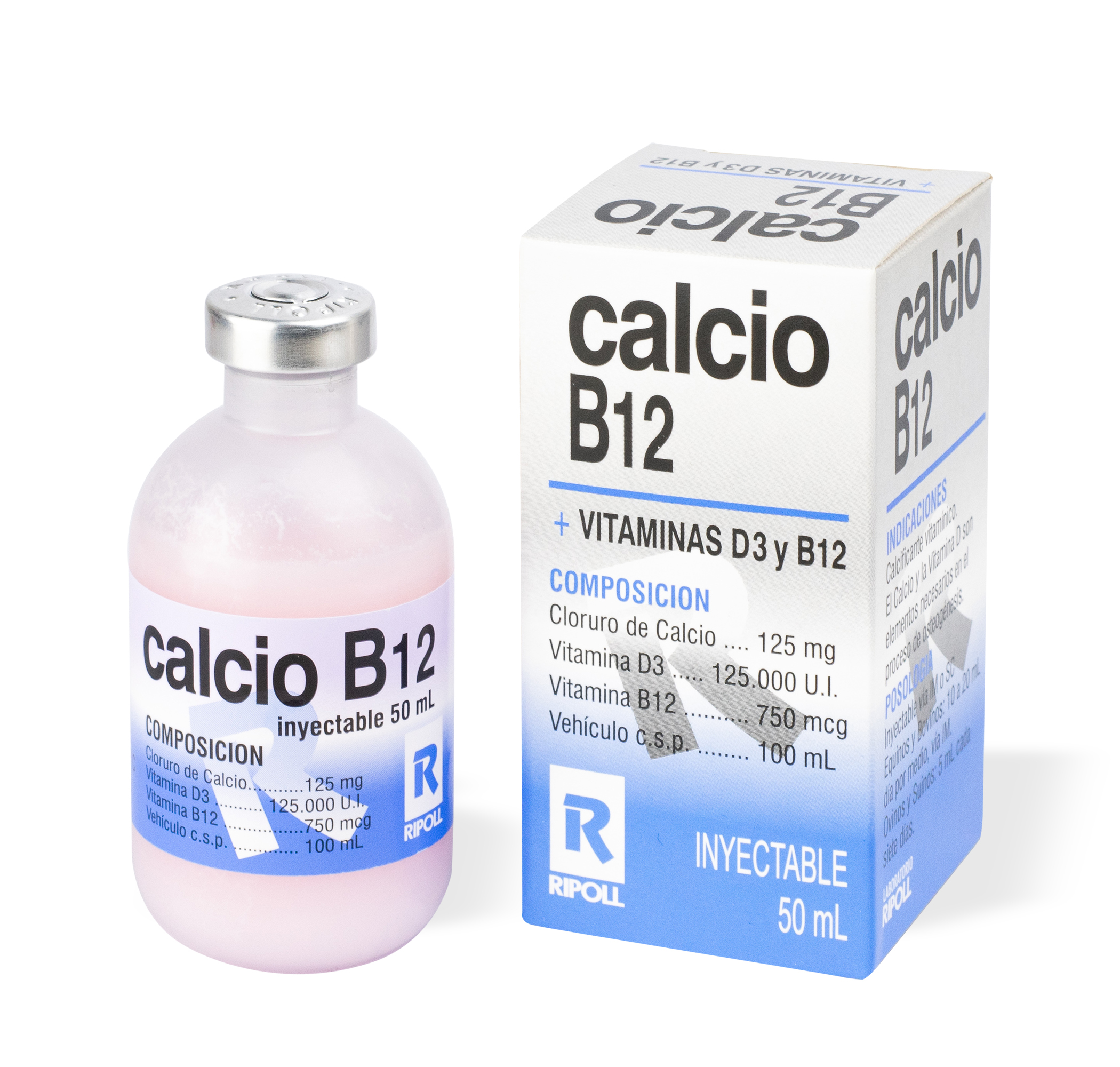 Calcio B12 inyectable