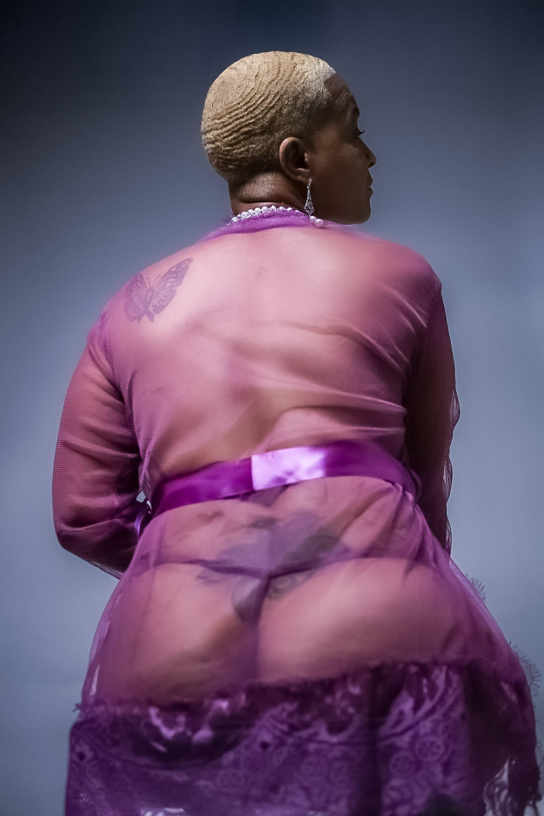 Amethyst Allure – Sheer Robe