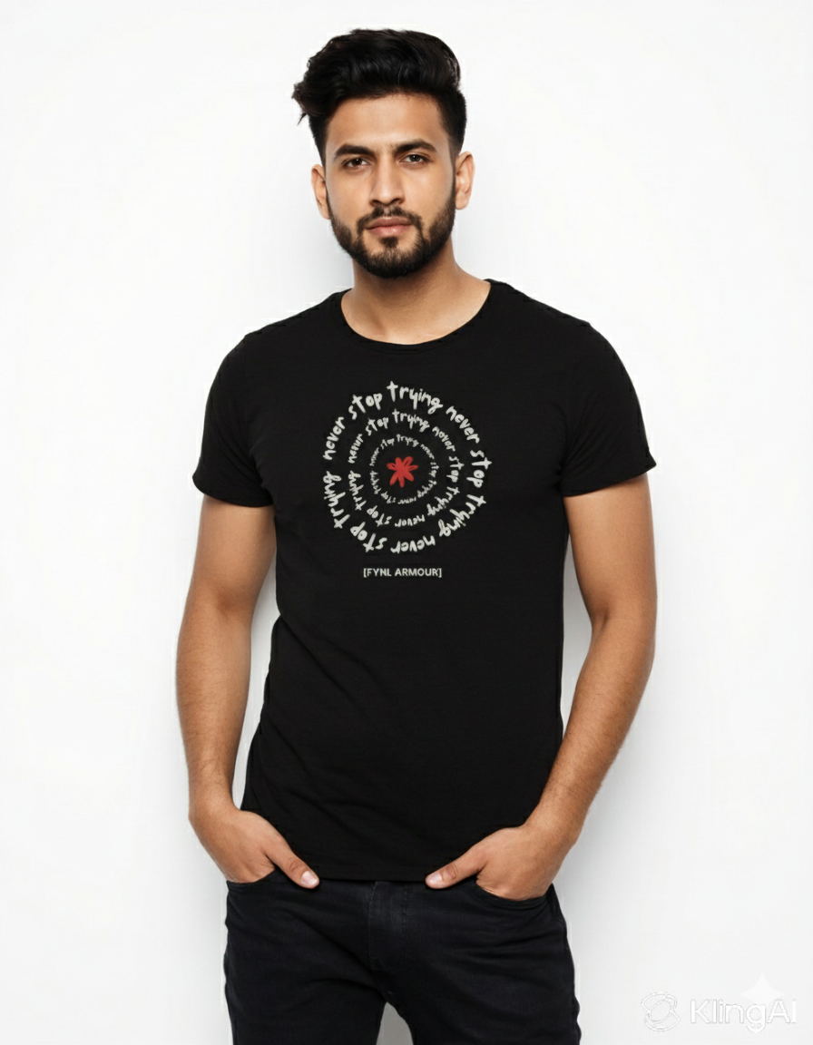 Never Stop Trying Quote T-Shirt