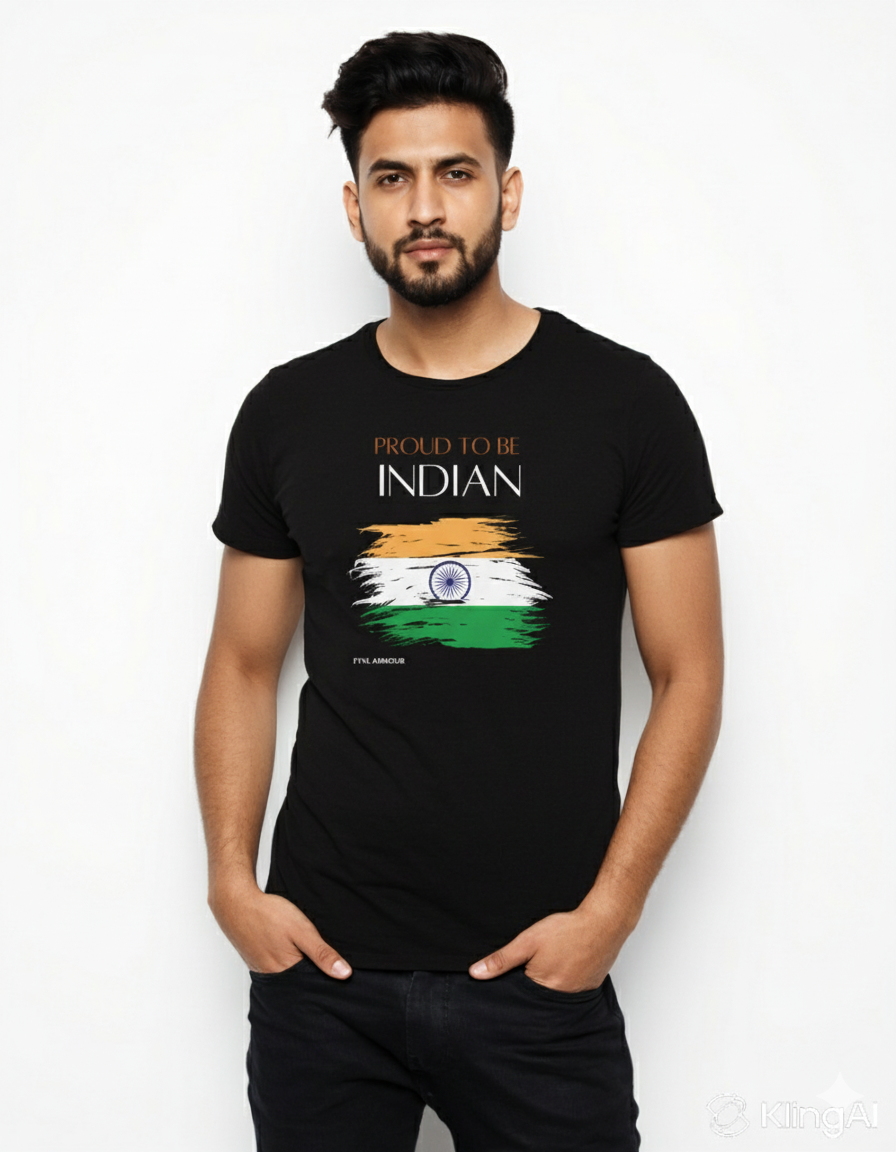 Proud to be Indian Printed T-Shirt