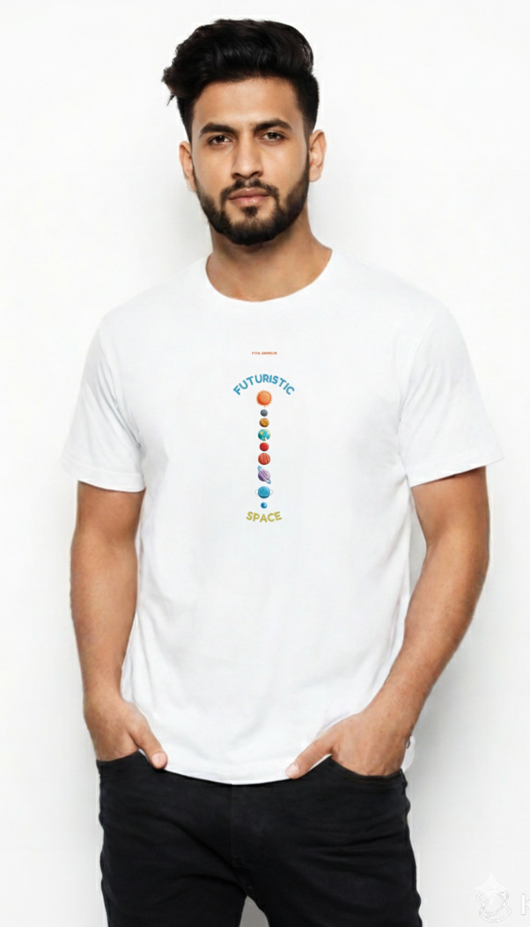 Futuristic Space Graphic T-shirt