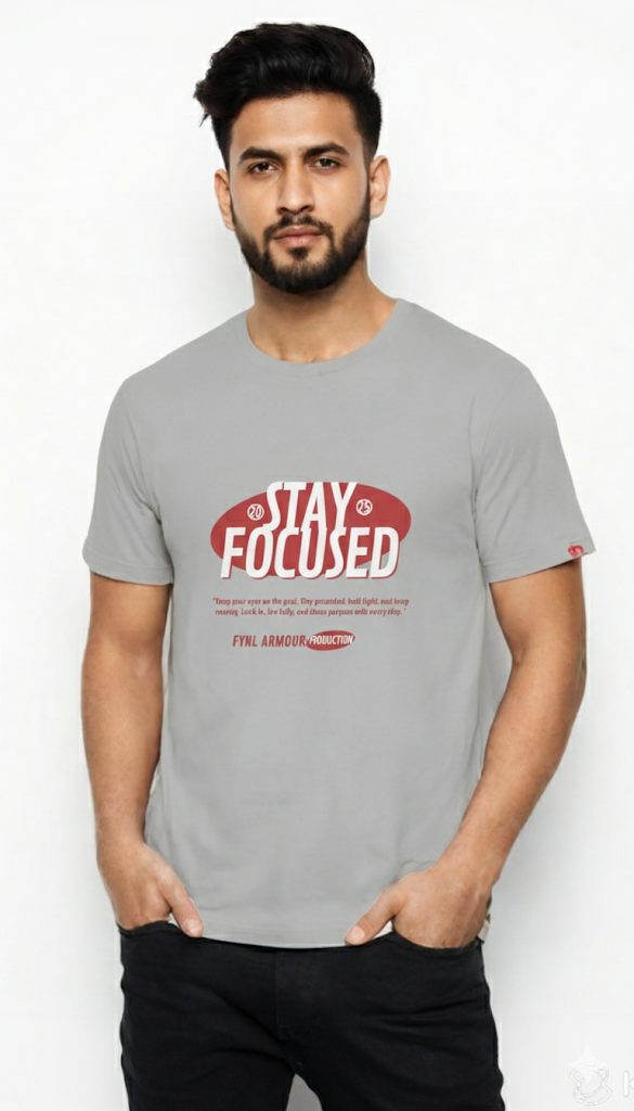 Stay Focused Printed T-Shirt