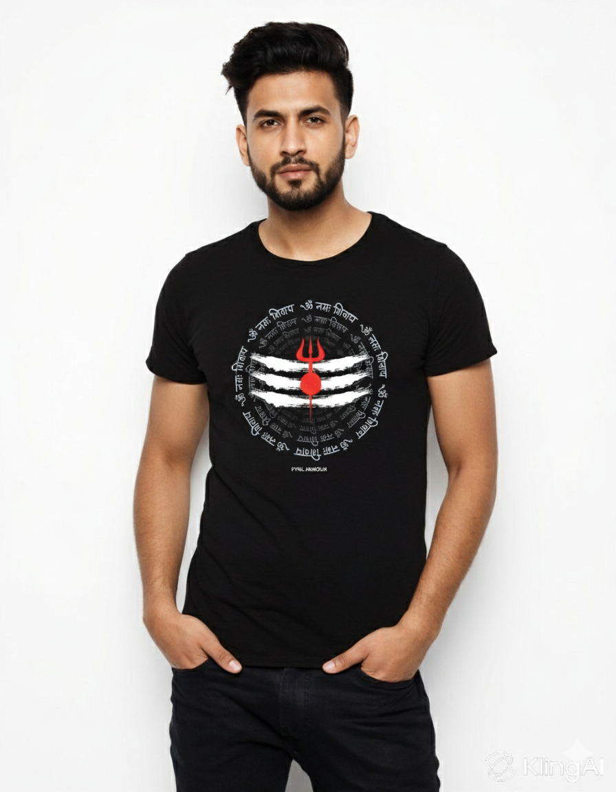 Shiva Trishul Graphic T-Shirt
