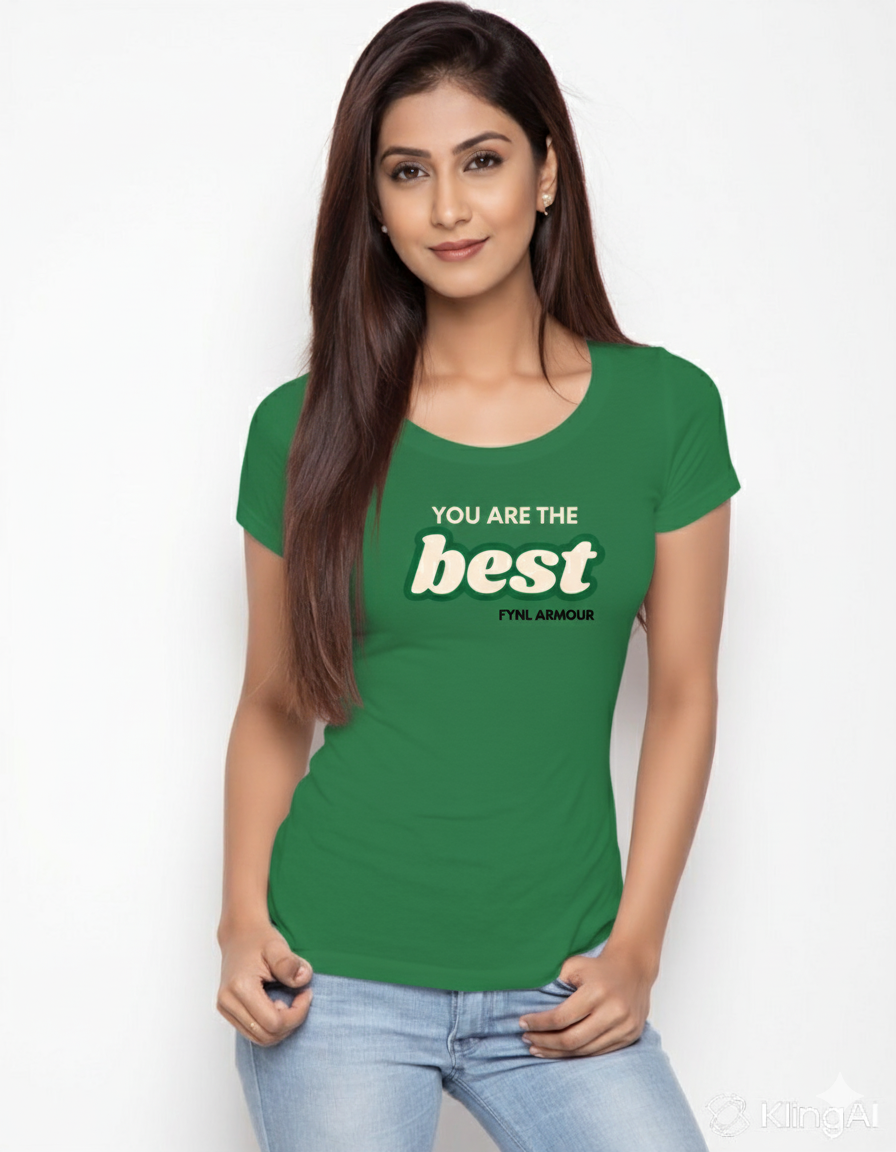 Green 'You Are The Best' T-shirt