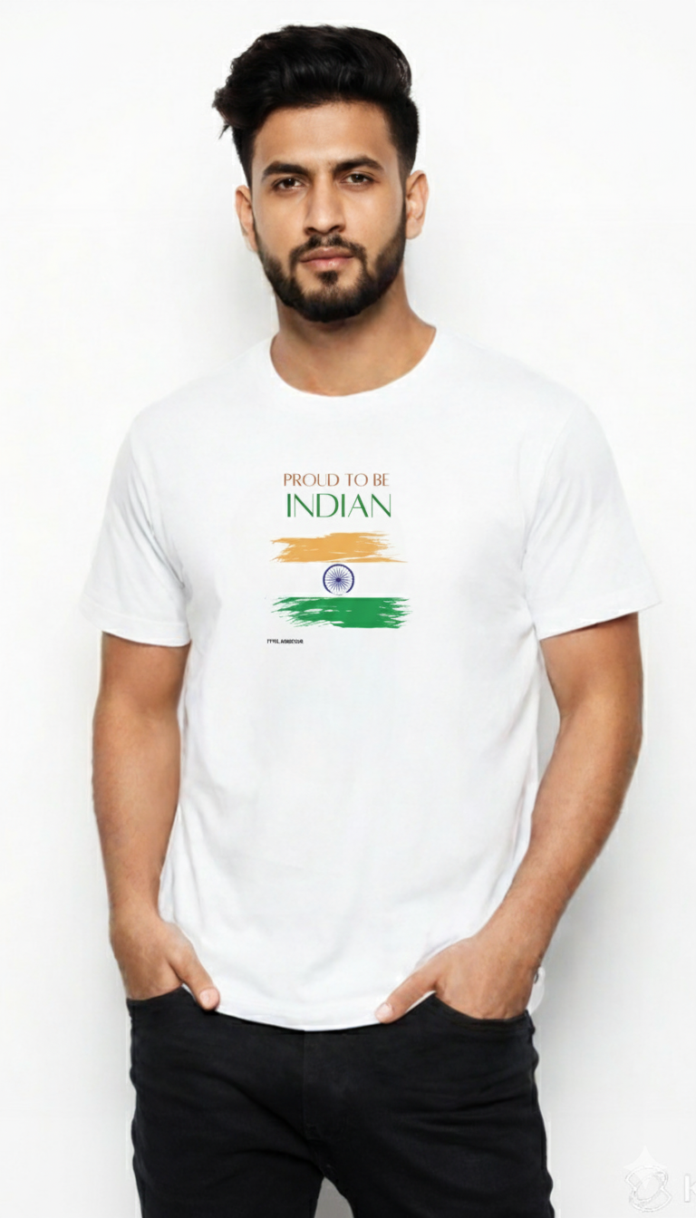 Proud to be Indian Printed T-Shirt
