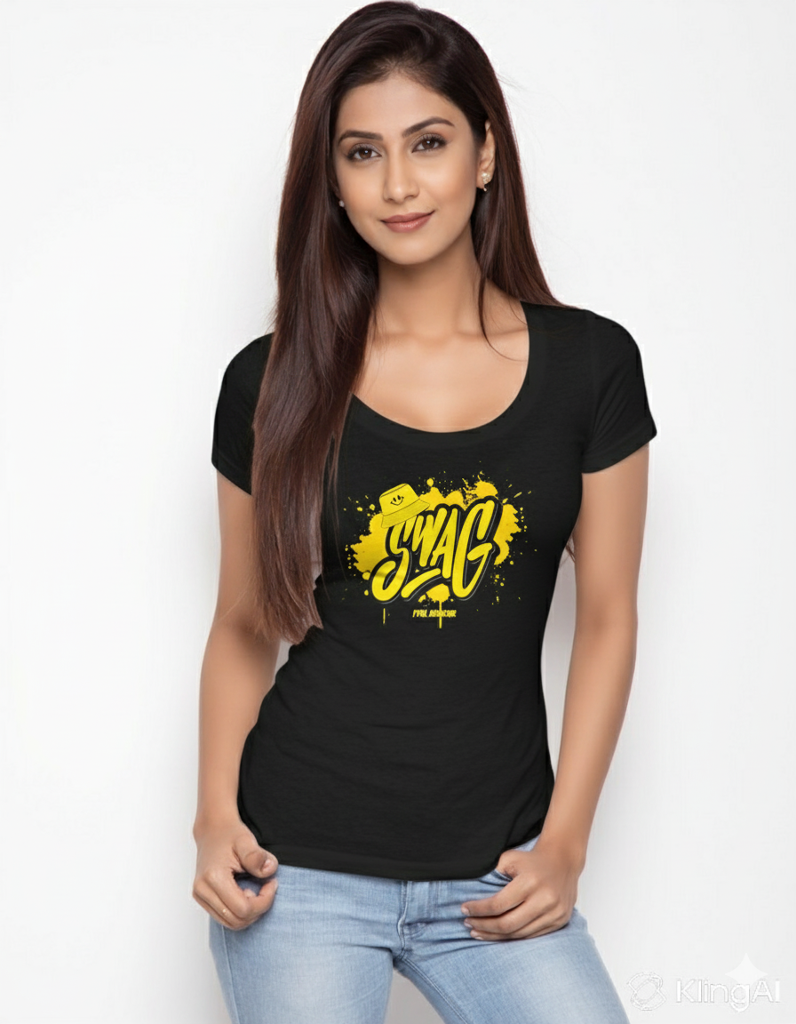 Black Swag Graphic T-Shirt