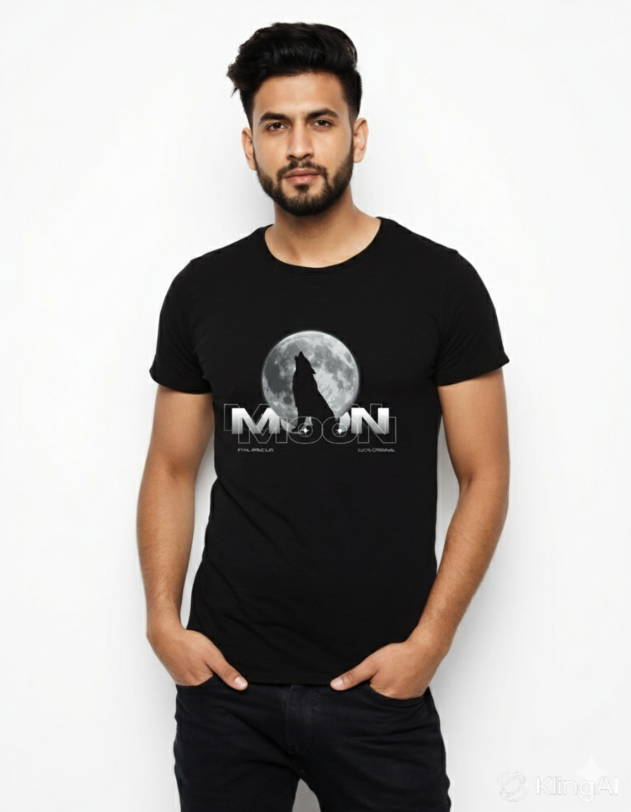 Wolf Moon Graphic T-Shirt