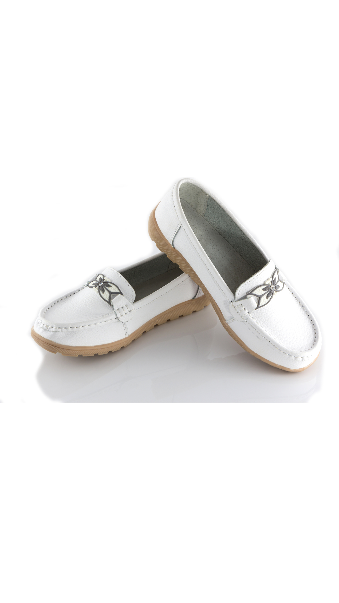 Classic White Loafers