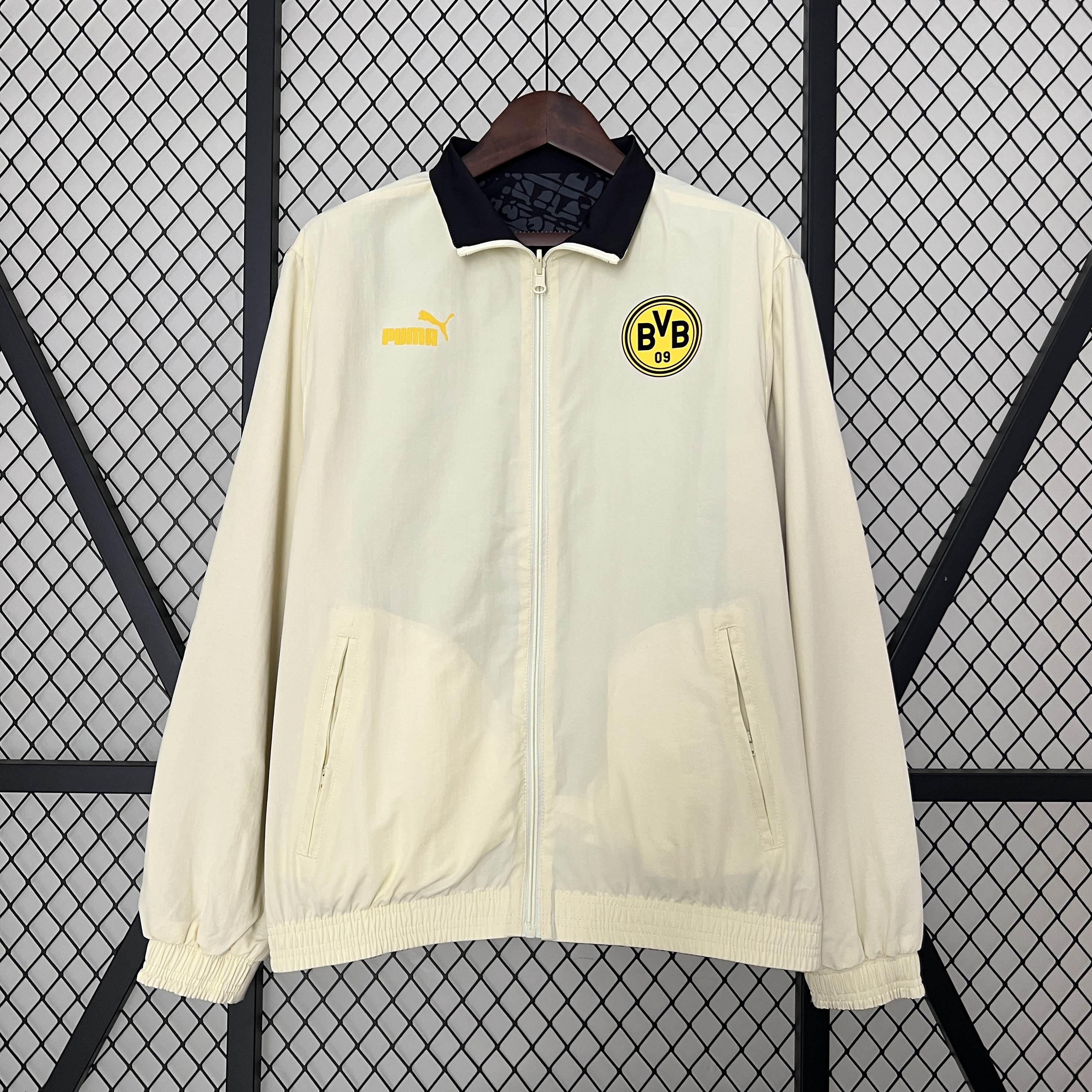 Borussia Dortmund Jacket Windbreaker Reversible