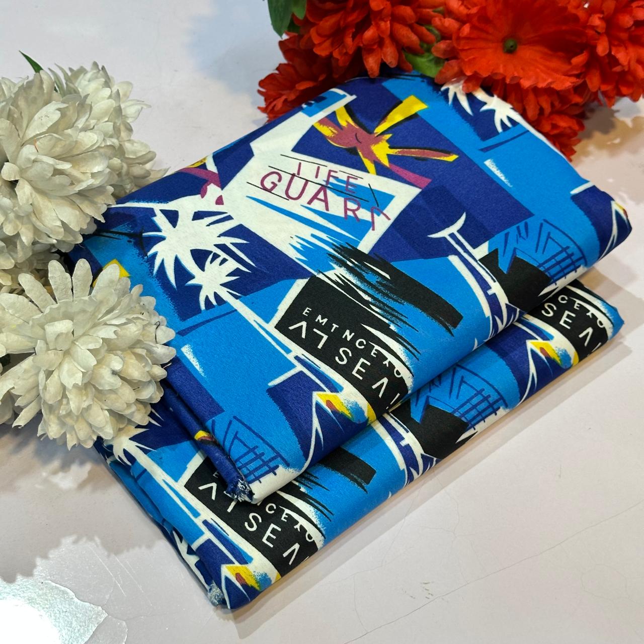 MIcro Polo Cotton - 2 Pcs Suit - D 75