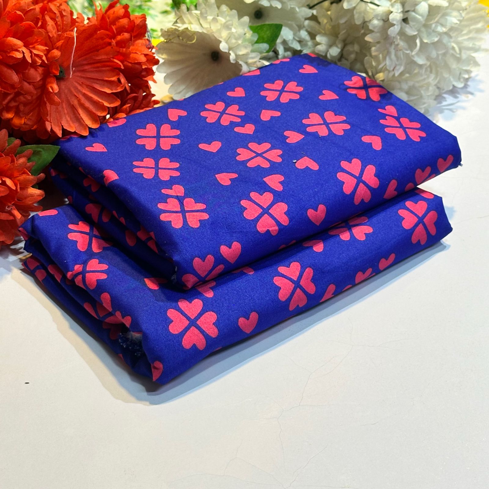 MIcro Polo Cotton - 2 Pcs Suit - D 25