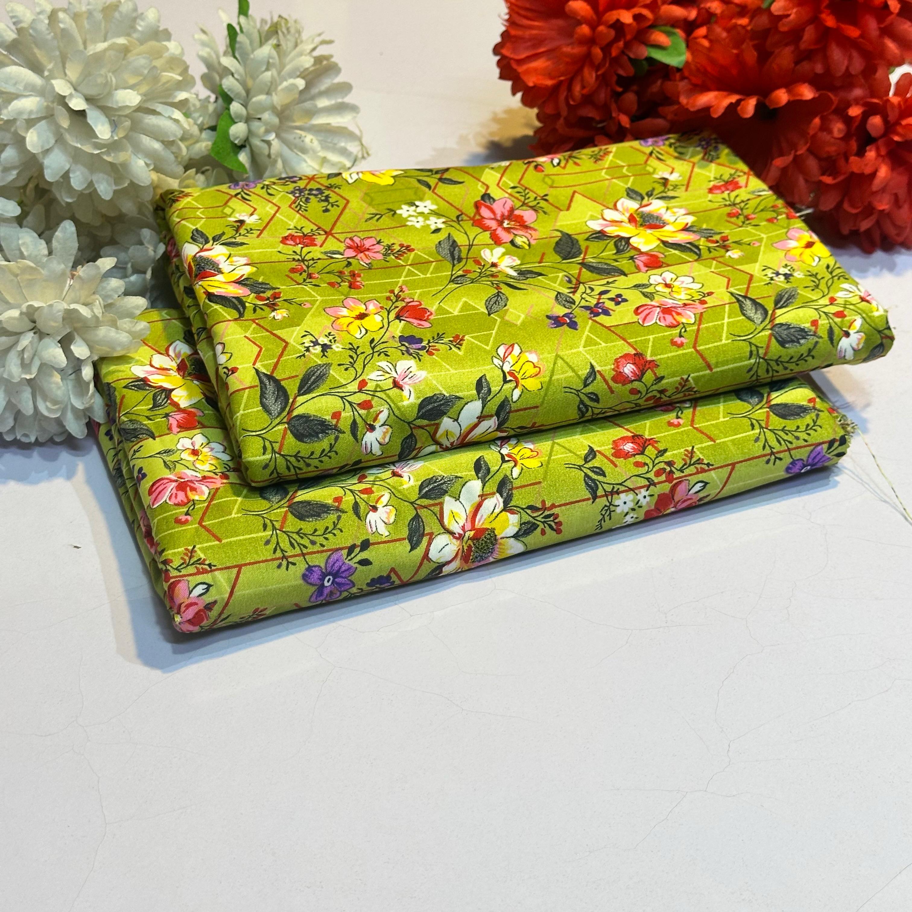 MIcro Polo Cotton - 2 Pcs Suit - D 06