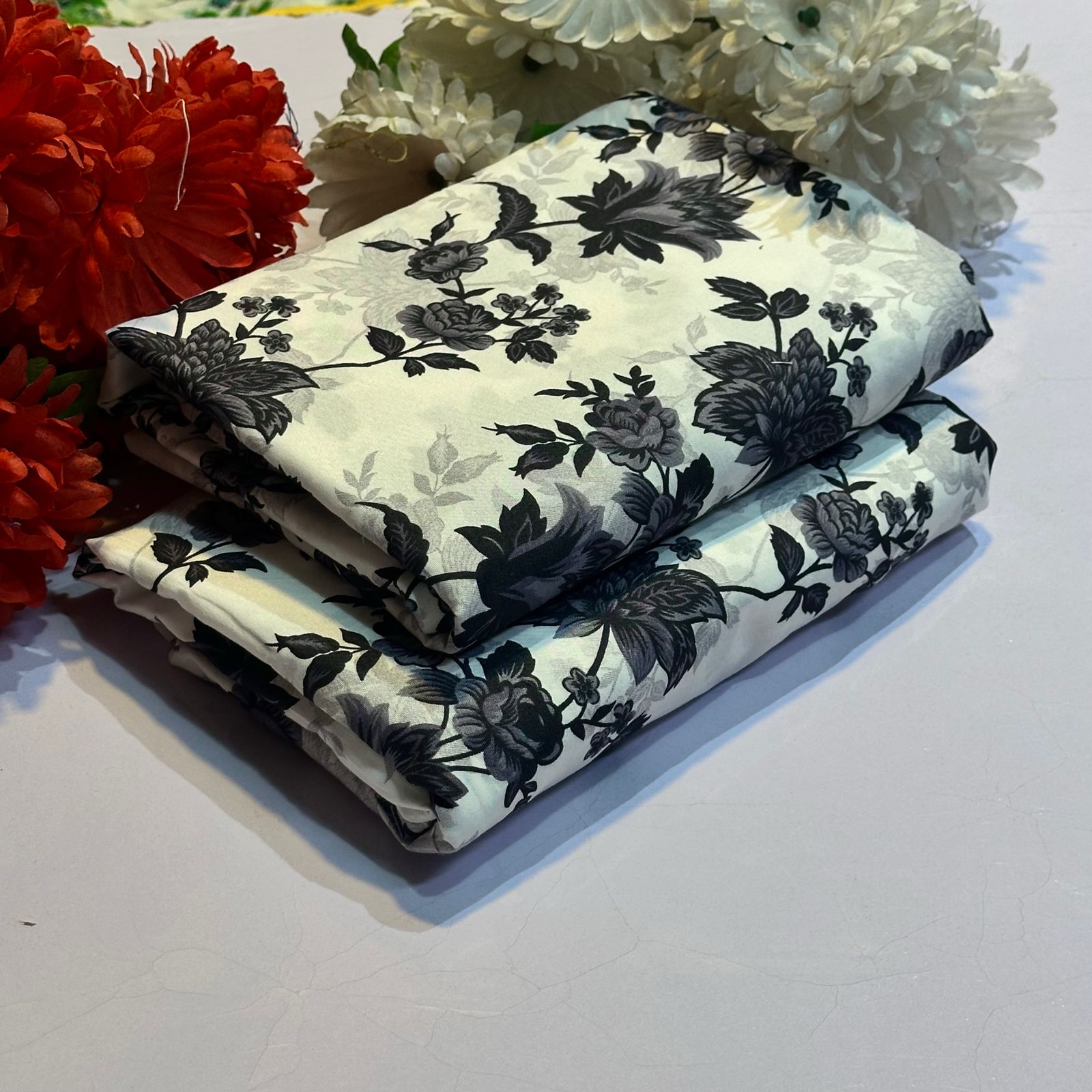 MIcro Polo Cotton - 2 Pcs Suit - D 15