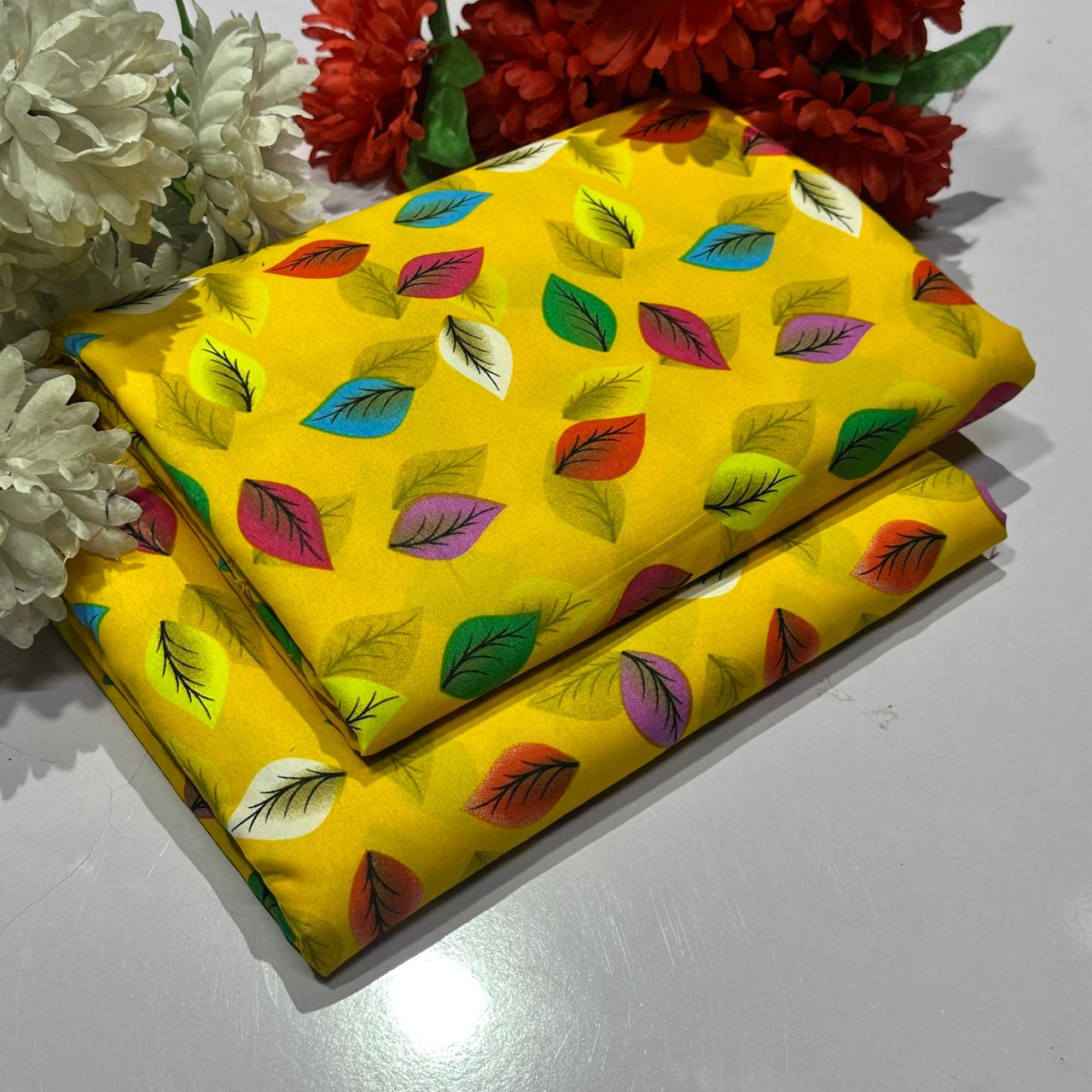 MIcro Polo Cotton - 2 Pcs Suit - D 76