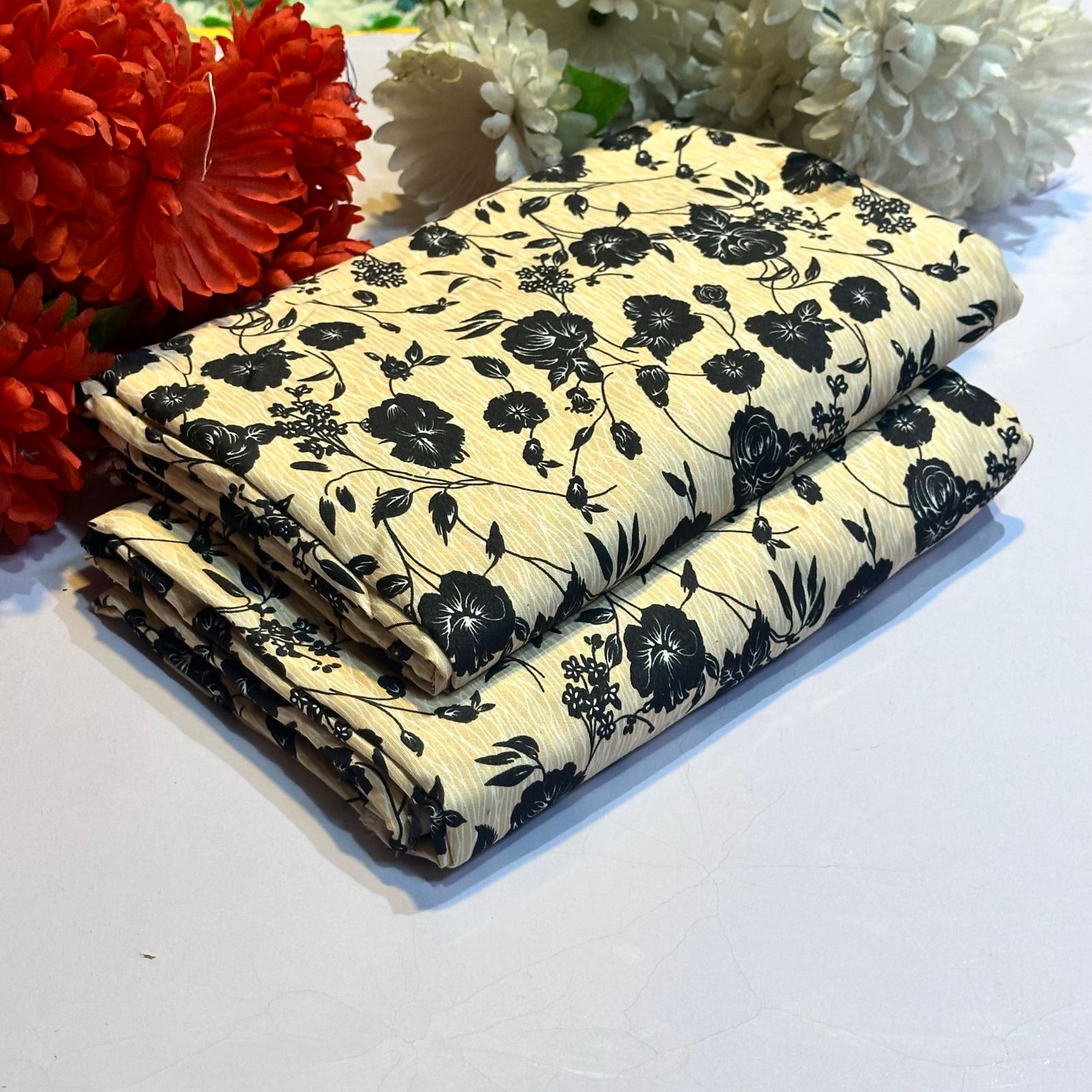MIcro Polo Cotton - 2 Pcs Suit - D 24