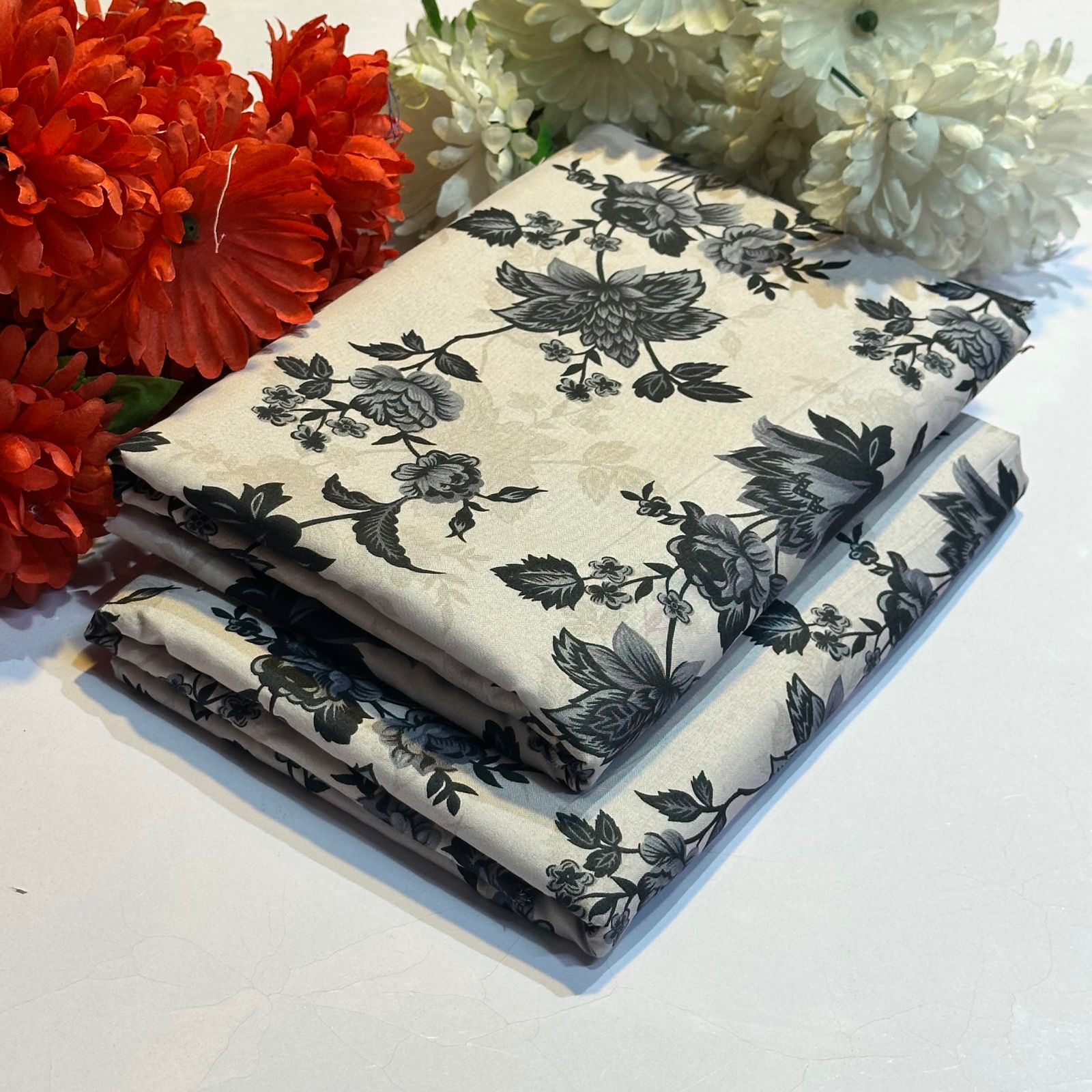 MIcro Polo Cotton - 2 Pcs Suit - D 17