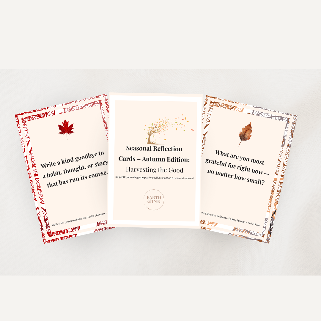 ✨ Seasonal Reflection Cards – Autumn Edition: Harvesting the Good