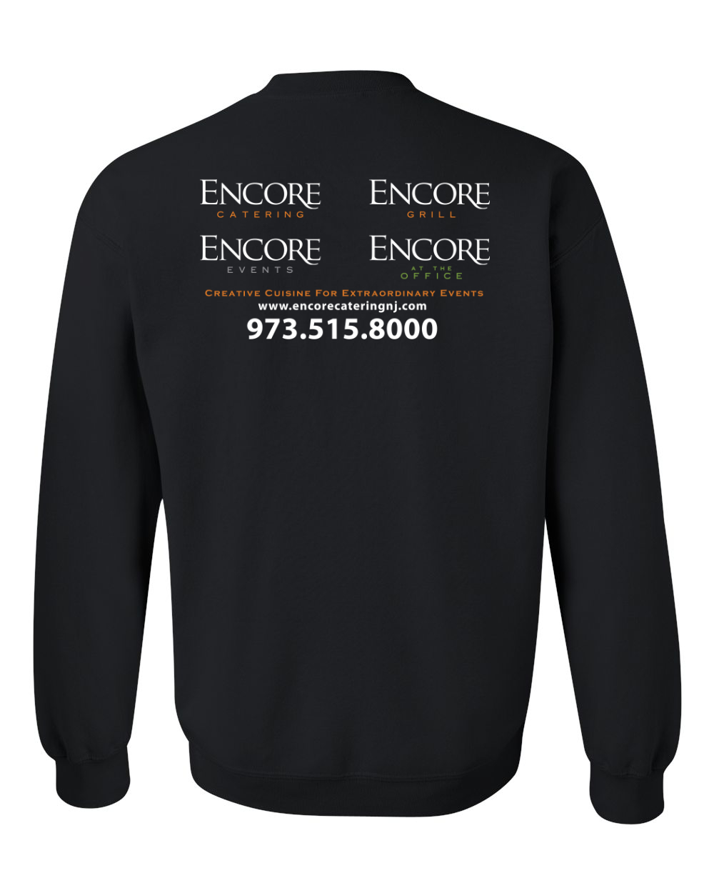 Gildan Unisex Heavy Blend™ Crewneck Sweatshirt - 18000 - front and back imprint
