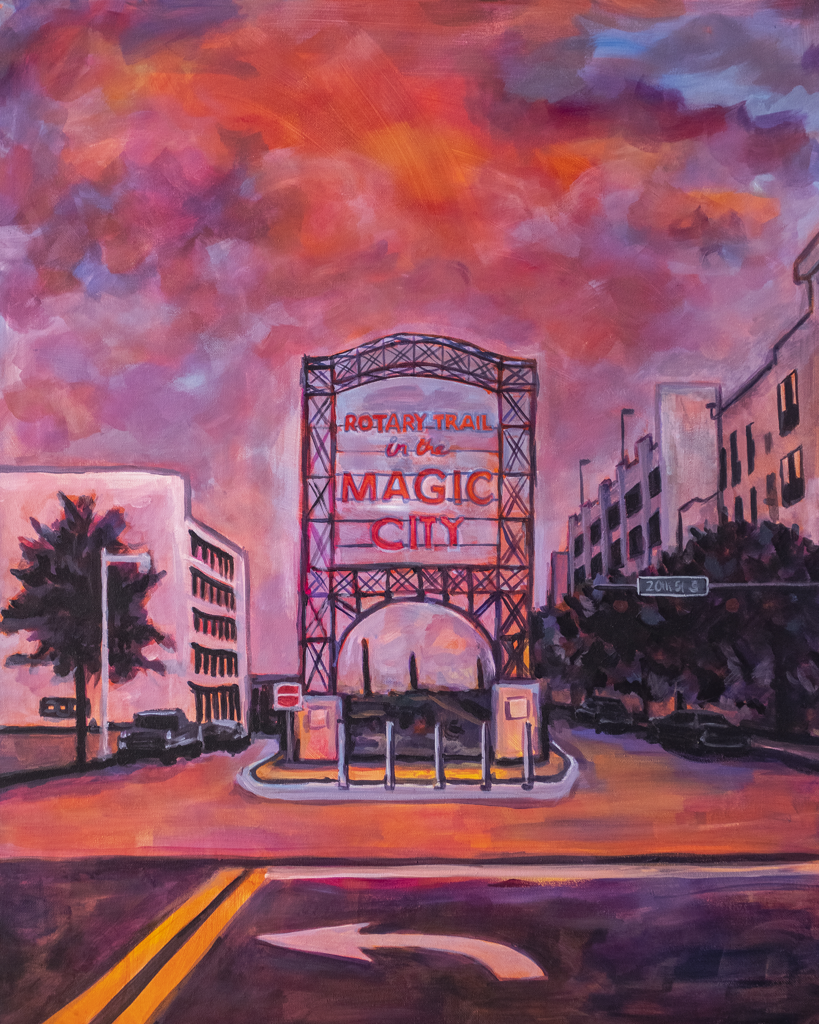 Pink Skies in the Magic City