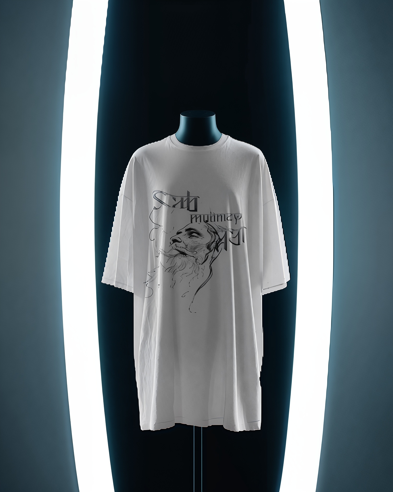 Sab Moh Maya Hai | Minimal Graphic White Tee