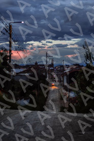Zapatoca Road Sunset