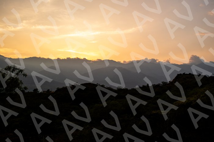 Mountain Sunset Landscape