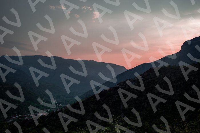 Dramatic Sunset Chicamocha Canyon