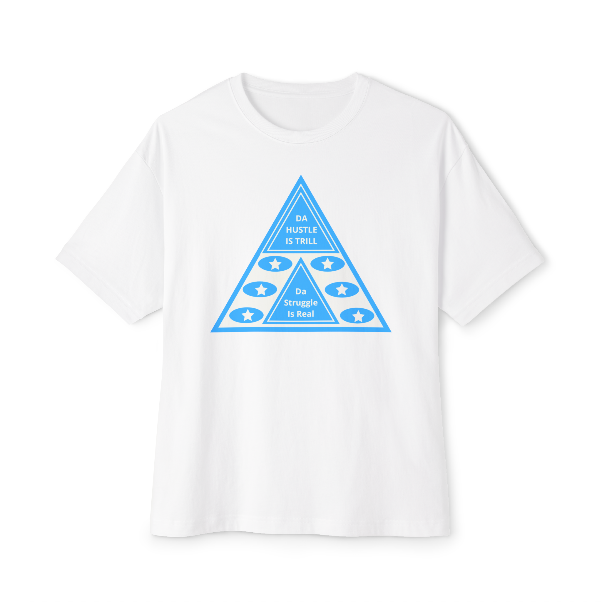 White Motivational Graphic T-Shirt