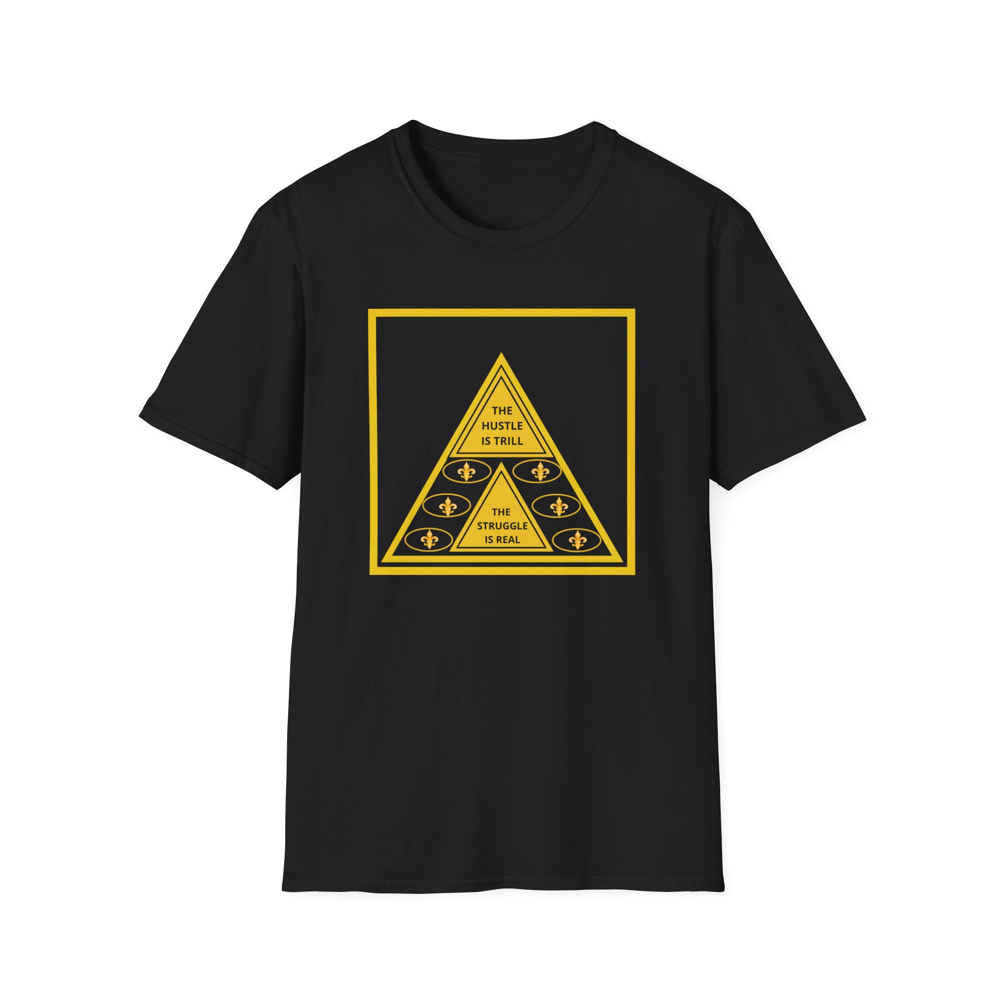 Black Motivational Graphic T-Shirt