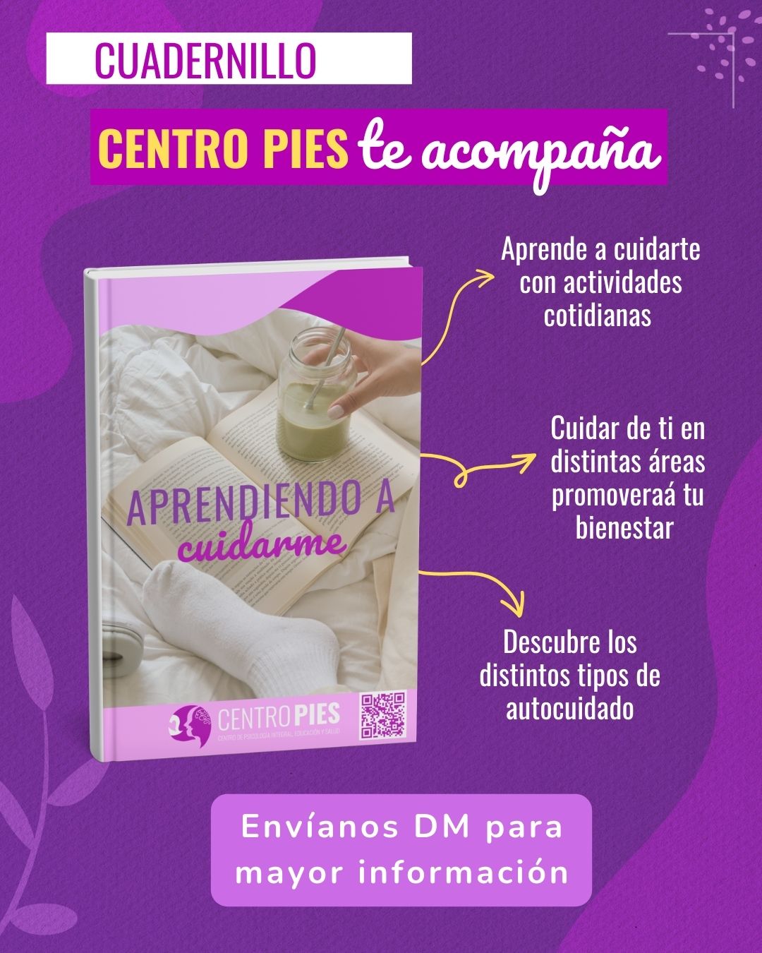 "Aprendiendo a cuidarme", Cuadernillo para hacer del autocuidado algo real, accesible y sostenible