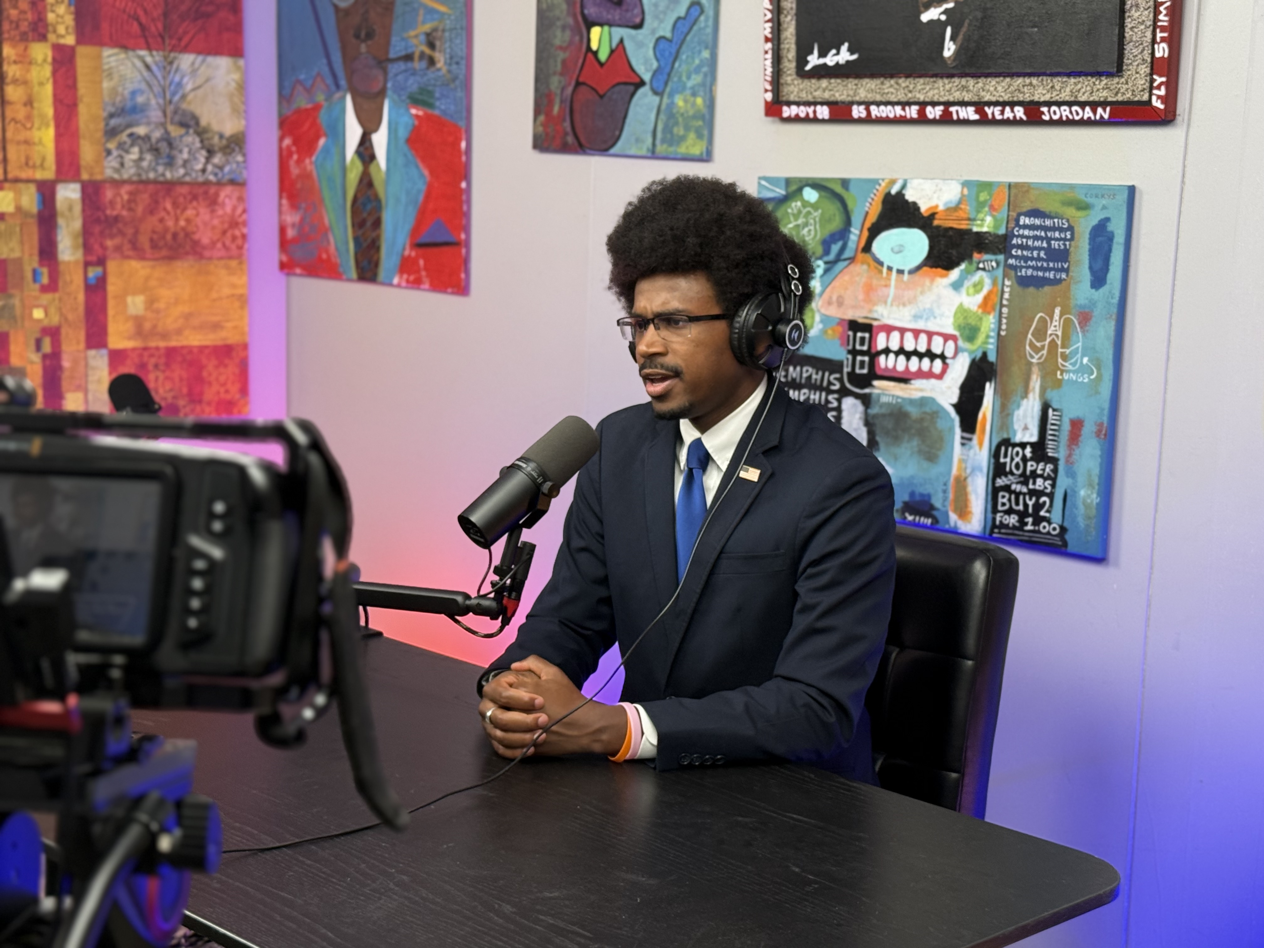 Multi-Camera Podcast Studio Rental