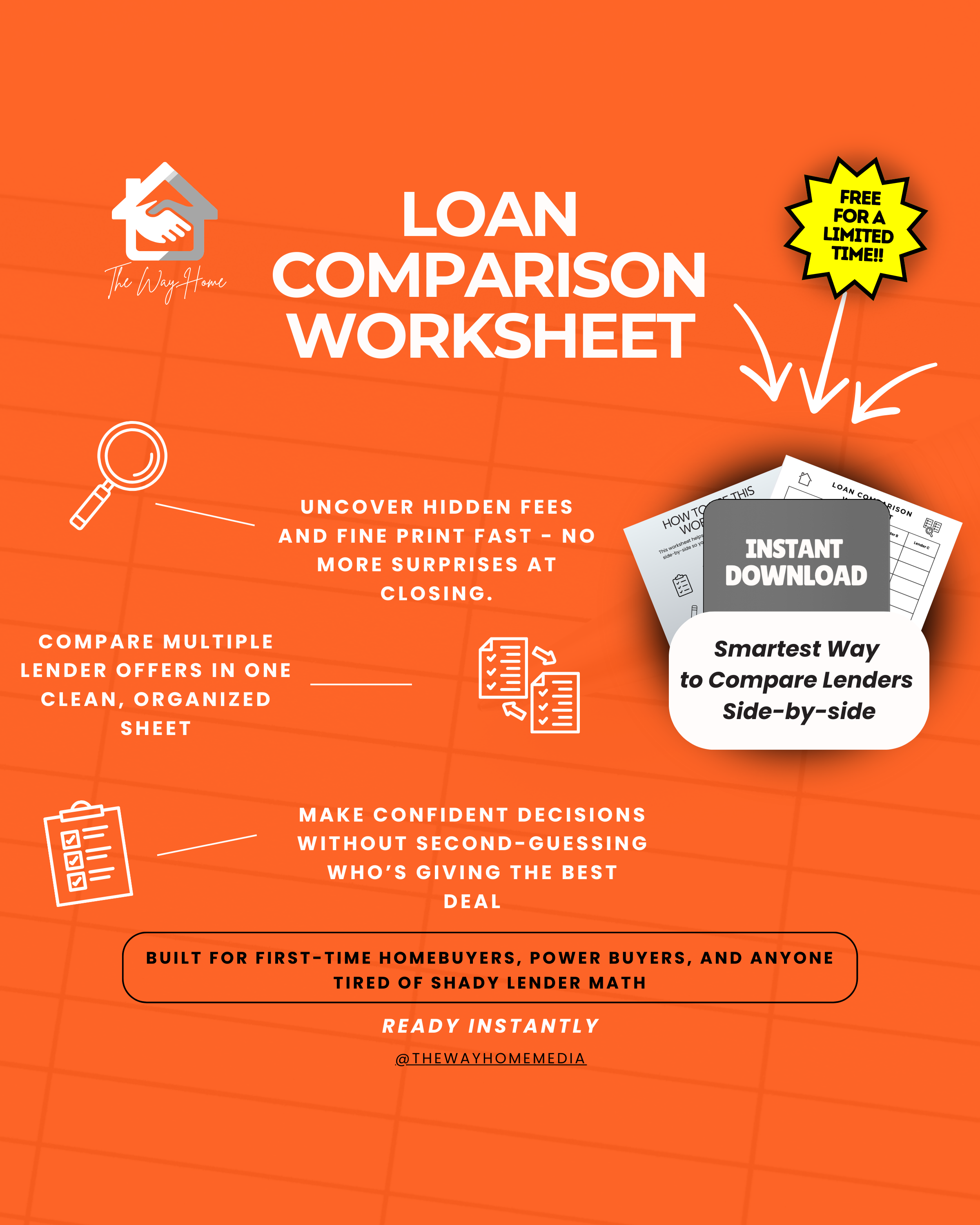 Loan Comparison Worksheet