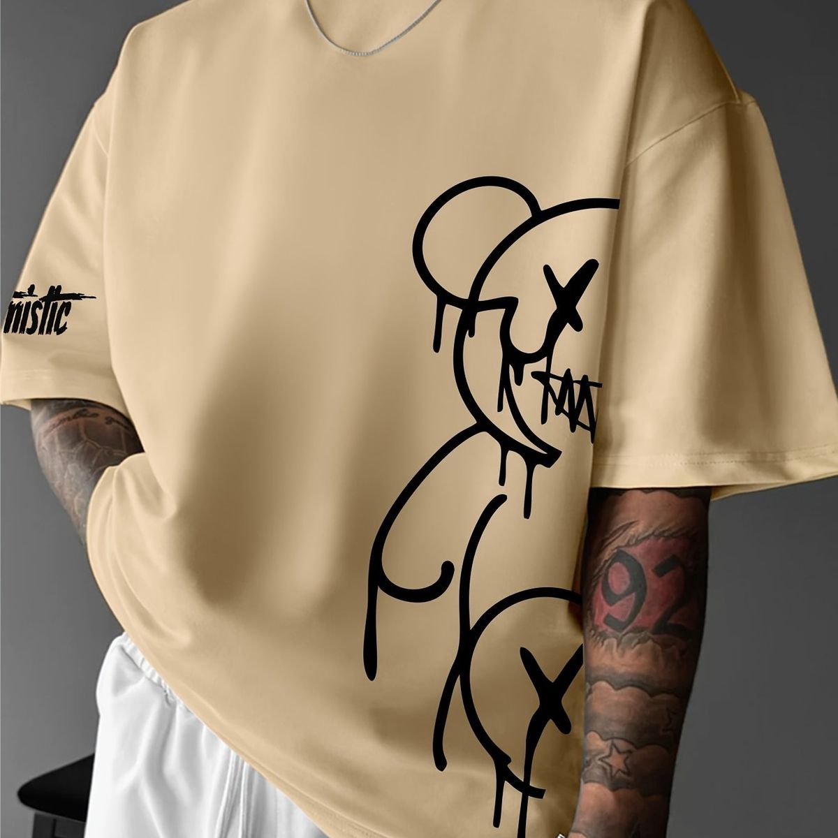 Bad Teddy Oversized Puff Printed Exclusive T-shirt 