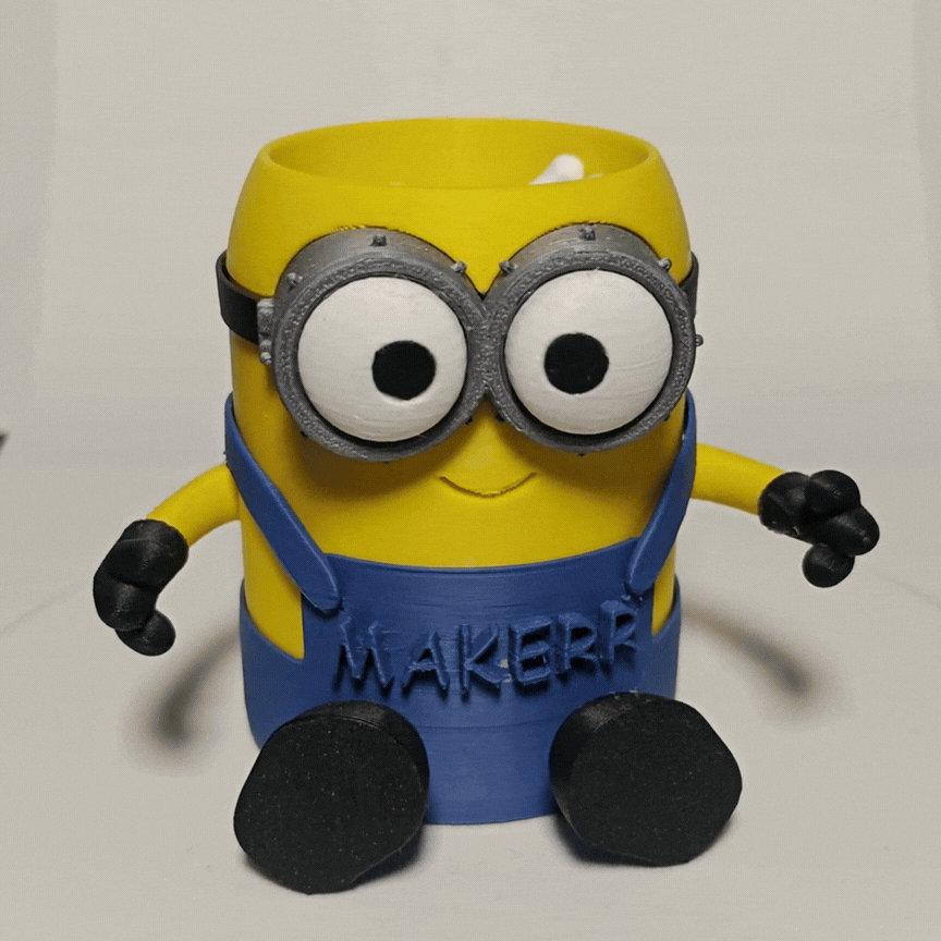 Minion-Themed Pen Holder