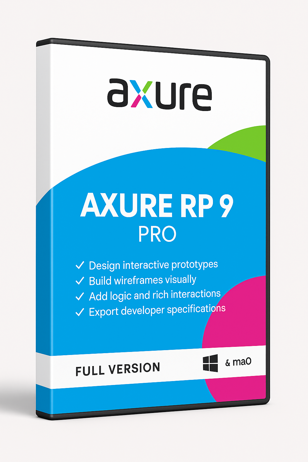 Axure RP 9 Pro โ Full Version | Lifetime License for Windows & macOS