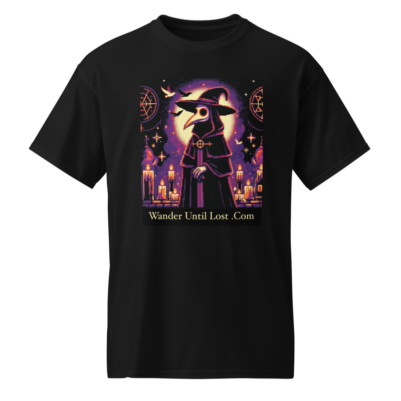 16-bit Retro Video Game Plague Doctor T-Shirt