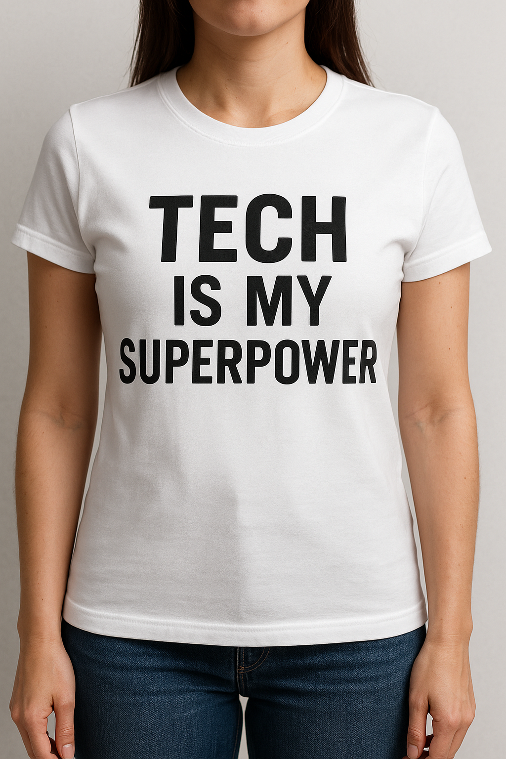 Womens crewneck tee