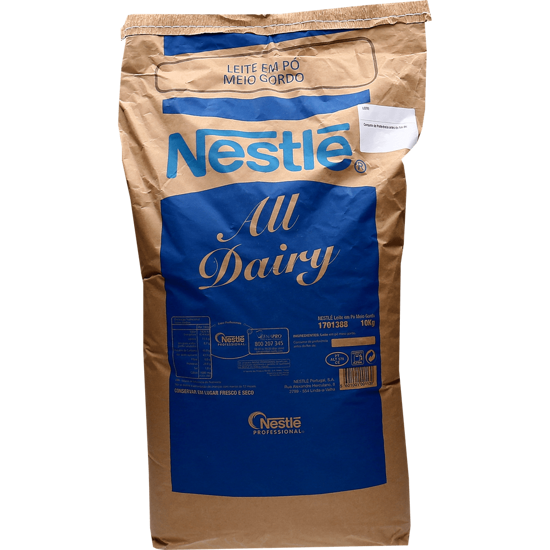 Leite em pó meio gordo Nestlé 10kg