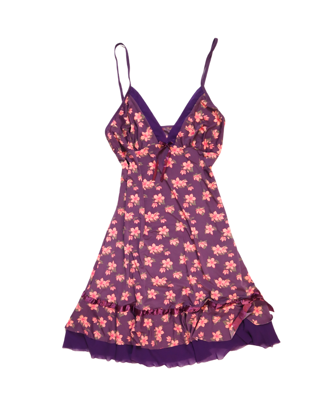 Pink And Purple Floral Y2K Top/Dress