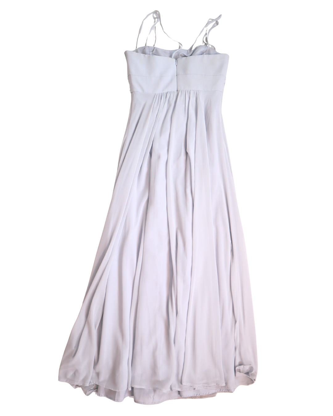Y2K Light Blue Beaded Embellished Dress W/Scarf