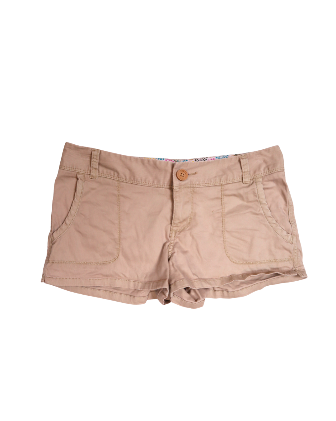 Tan Mini Shorts
