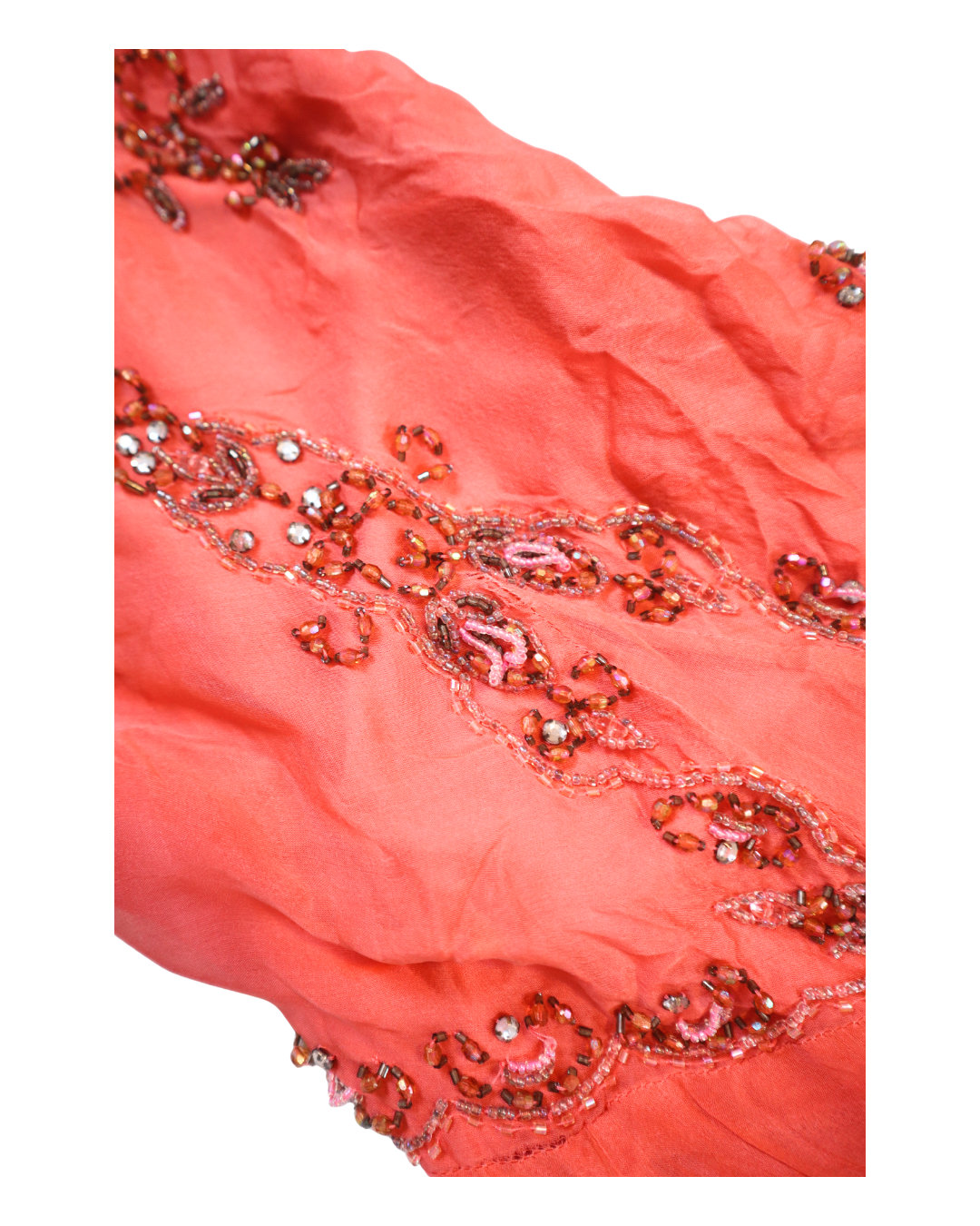 RARE Y2K Flowy Pink Beaded Dress 