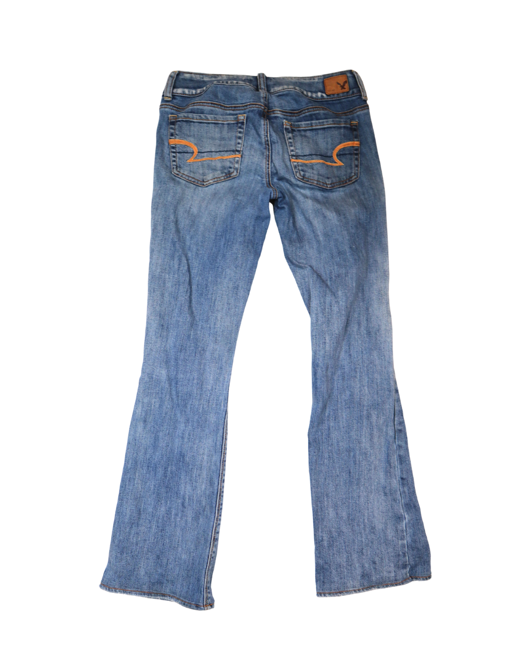 Distressed Low Rise Jeans