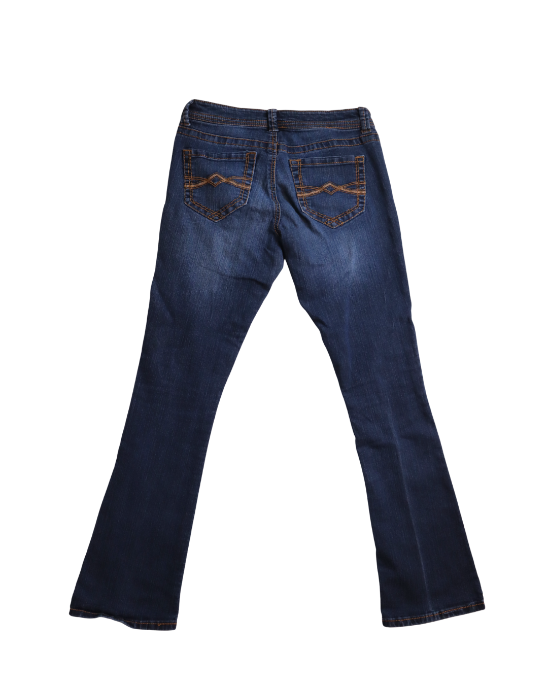 Mid Rise Medium Wash Blue Jeans 